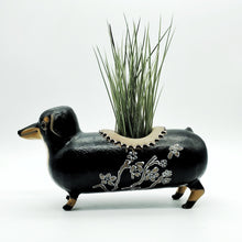 Load image into Gallery viewer, Flowery Dachshund Planter
