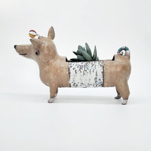 Load image into Gallery viewer, Long Doggy Planter-Light Brown
