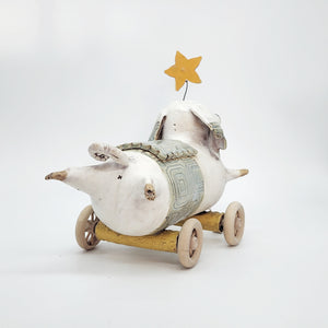 Wheely Dog Box-Marshmallow