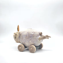 Load image into Gallery viewer, Wheely Piggy Bank-Pink
