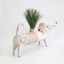 Load image into Gallery viewer, Milk and Honey Long Dog Vase
