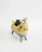 Load image into Gallery viewer, Blue Cosmic Doggy Planter
