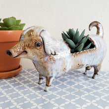 Load image into Gallery viewer, Yellow Dachshund Planter

