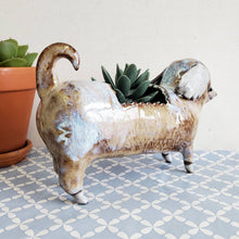 Load image into Gallery viewer, Yellow Dachshund Planter
