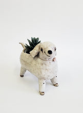 Load image into Gallery viewer, White Poodle Planter
